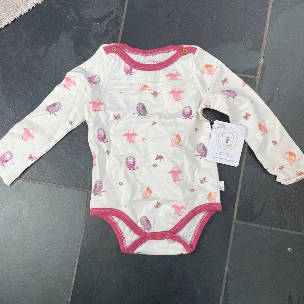 Burt’s bees onsie NWT